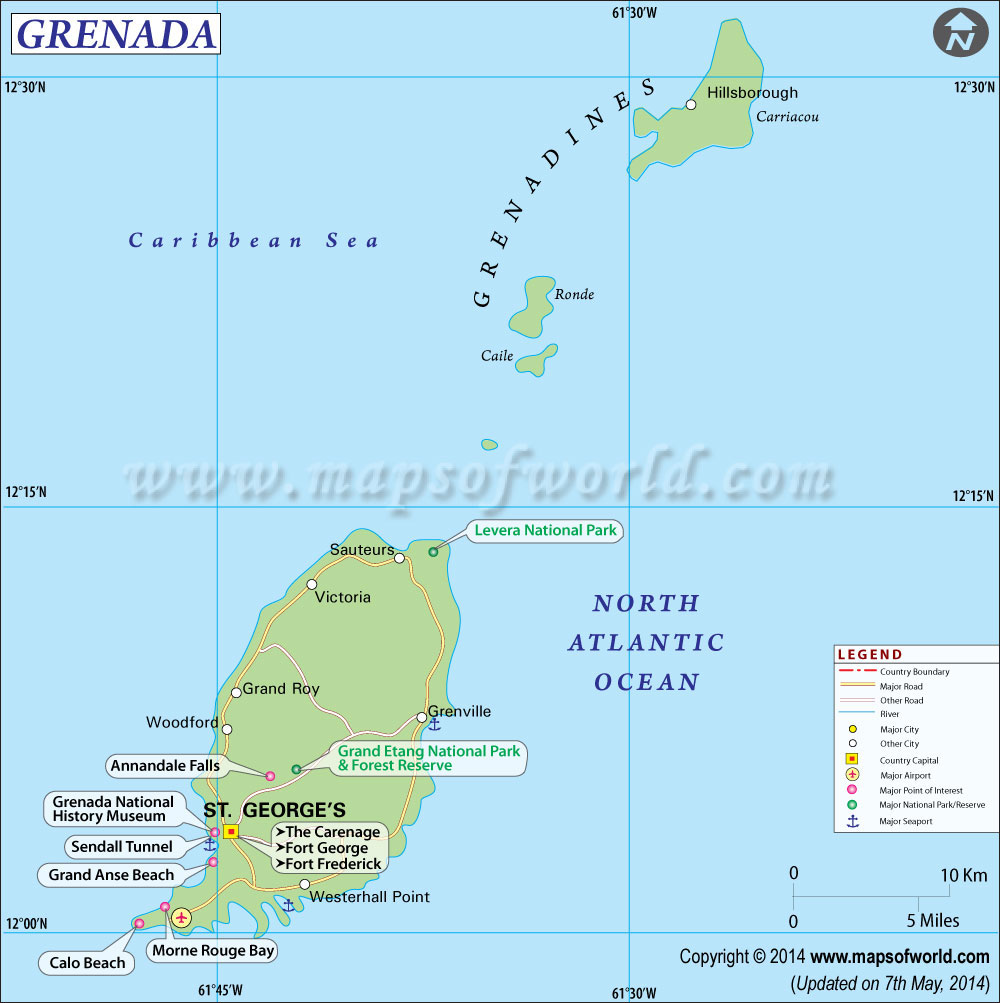 Grenada Map