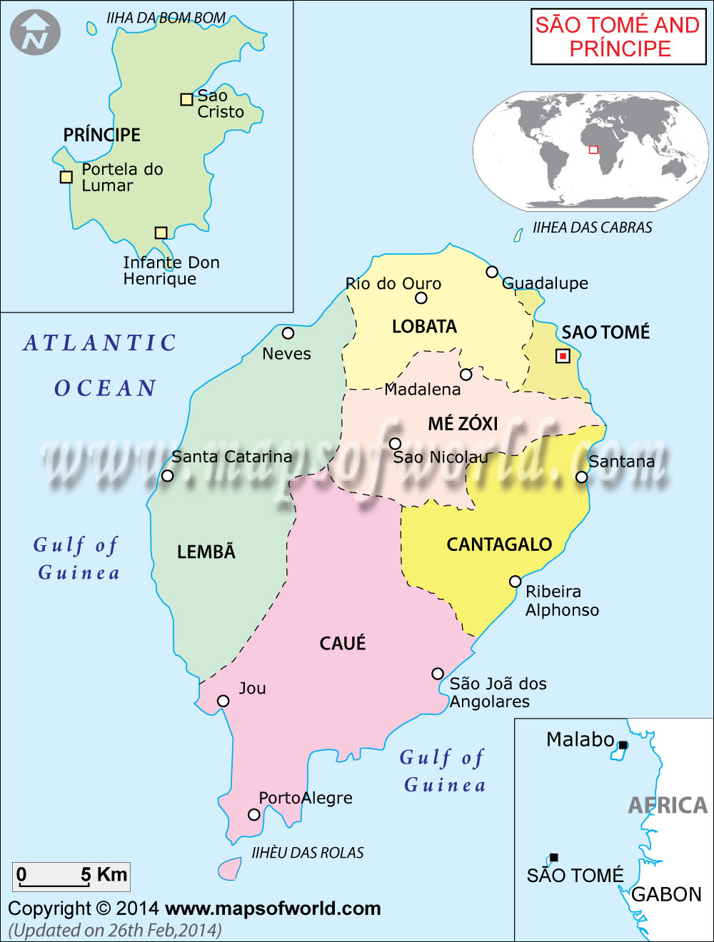 Sao Tome and Principe Map