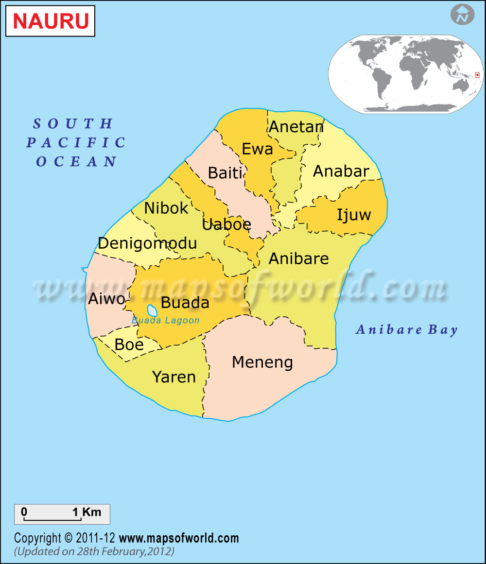 Nauru Map
