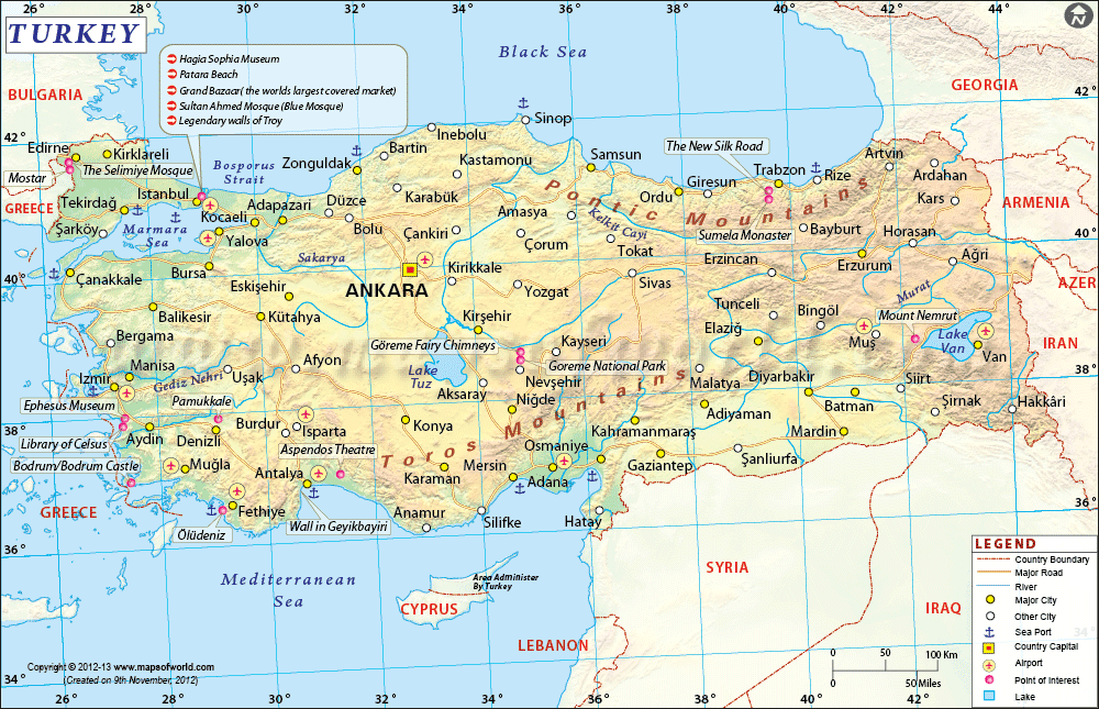 Turkey Map